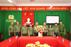 Phòng Tham mưu chúc mừng Phòng công tác đảng, công tác chính trị  nhân kỷ niệm ngày Báo chí cách mạng Việt Nam