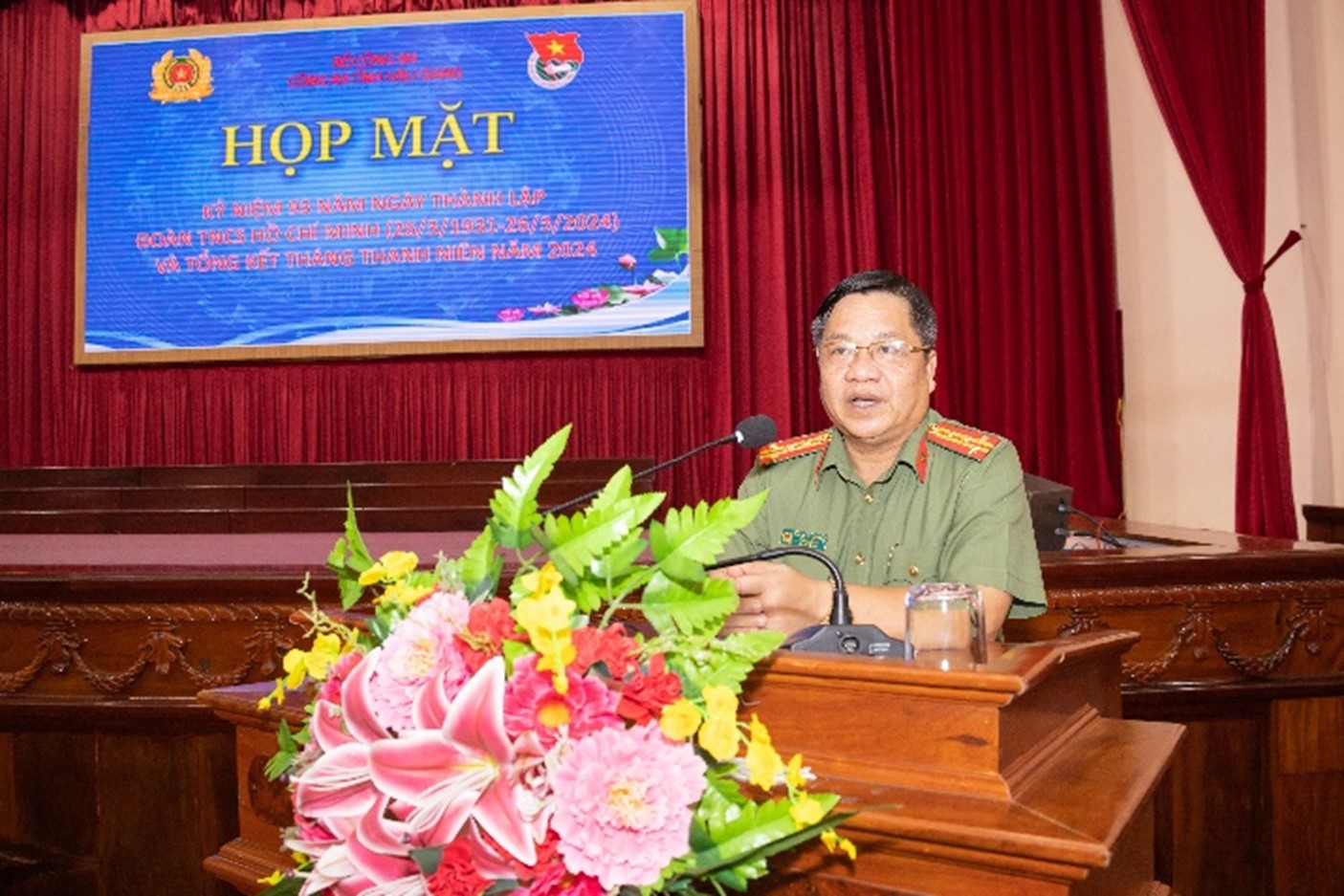 Đại tá Nguyễn Thành Tràng, Phó Bí thư Đảng ủy, Phó Giám đốc Công an tỉnh